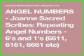 
Repeating Angel Numbers - 6's and 1's  (6611, 6161, 6661 etc)
