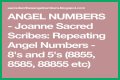 
Repeating Angel Numbers - 8's and 7's  (8877, 8787, 88877 etc)
